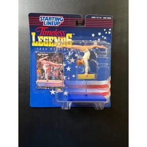 1996 Kenner Starting Lineup Timeless Legends Olga Korbut Gymnast Figure Carded